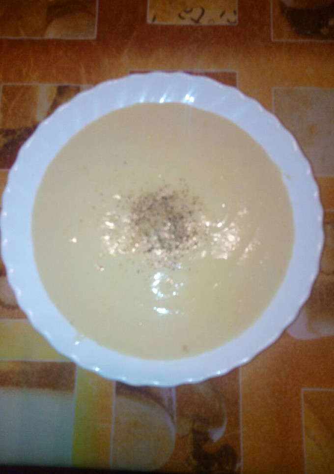 Una foto de Crema de cebolla