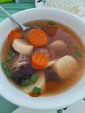山药汤 (กระดูกซี่โครงหมูตุ๋นซานเหย้าสด) (อาหารจีน)