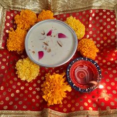 A picture of Shahi phirni.