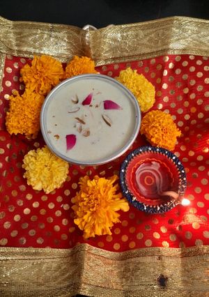 A picture of Shahi phirni.