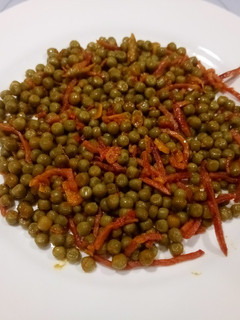 Una foto de Guisantes picantes