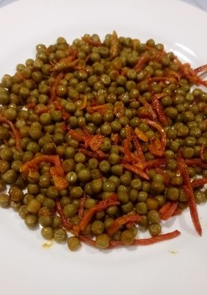Una foto de Guisantes picantes
