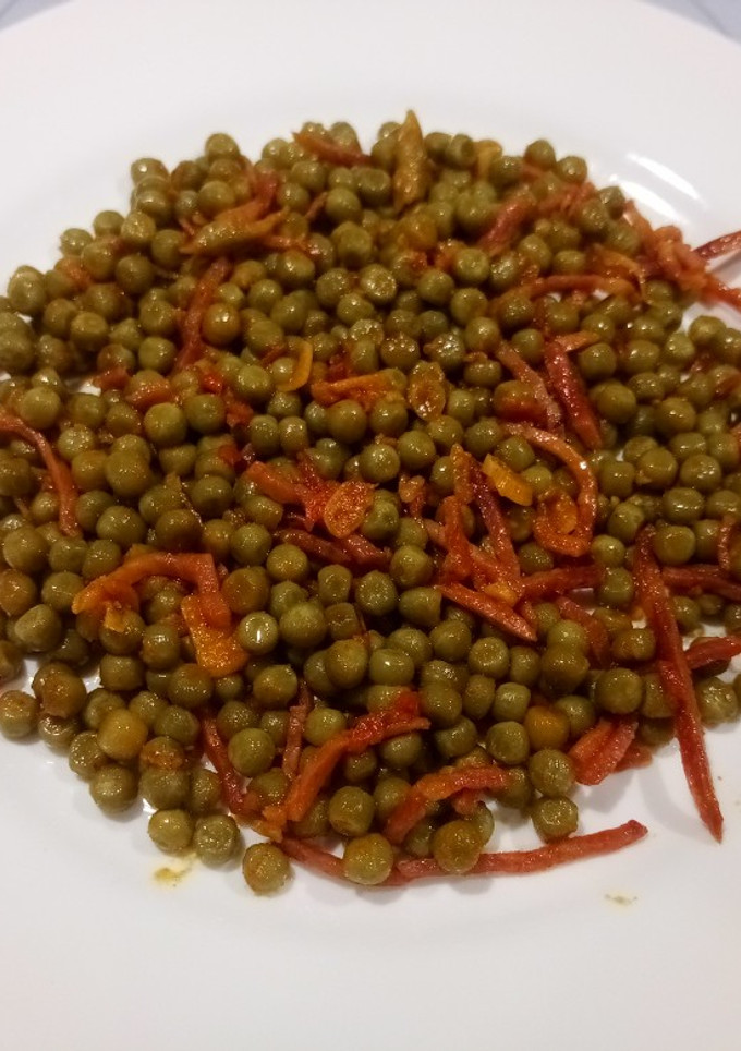 Una foto de Guisantes picantes