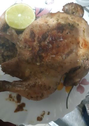 صورة لوصفة الدجاج المشوي على طريقتي