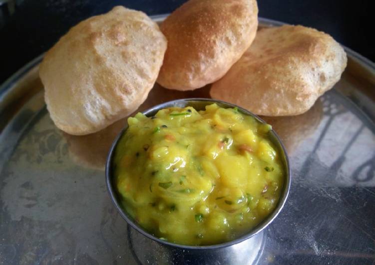 Get Healthy with Potato masala for Poori