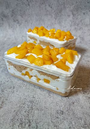 Foto resep Manggo Float Dessert Box