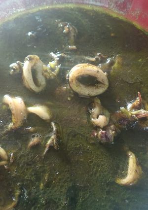 Foto resep Sotong kuah hitam