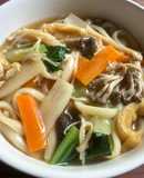 Vegan Udon & Vegetable Soup