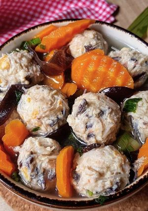 Foto resep Bakso lohoa atau bakso rambutan