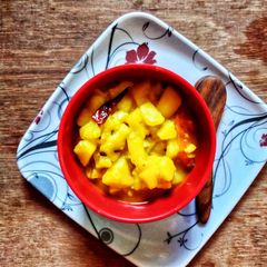 Dry Potato Curry in 10 MINS A picture of Dry Potato Curry in 10 MINS.