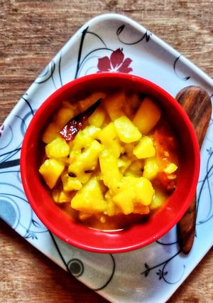 A picture of Dry Potato Curry in 10 MINS.