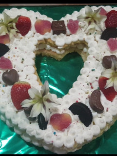 Una foto de Tarta corazón