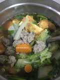 “ต้มจืดไข่น้ำหมูสับ”