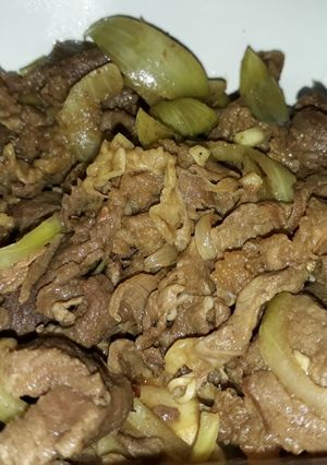 Foto resep Beef teriyaki (yakiniku ala ala)