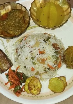 A picture of ফ্রায়েড রাইস(fried rice).