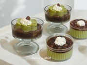 Gambar puding matcha
