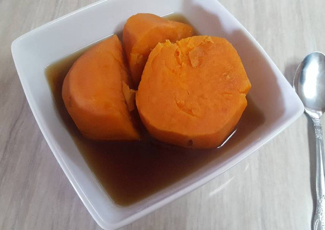 Camote en miel/Papa Dulce con piloncillo/sweet potato