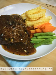 Foto resep Beef Steak With Blackpepper Sauce
