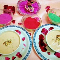 A picture of Kesar Pista Rabdi.
