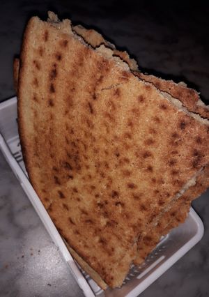 صورة لوصفة كسرة رخساس بالقمح الكامل