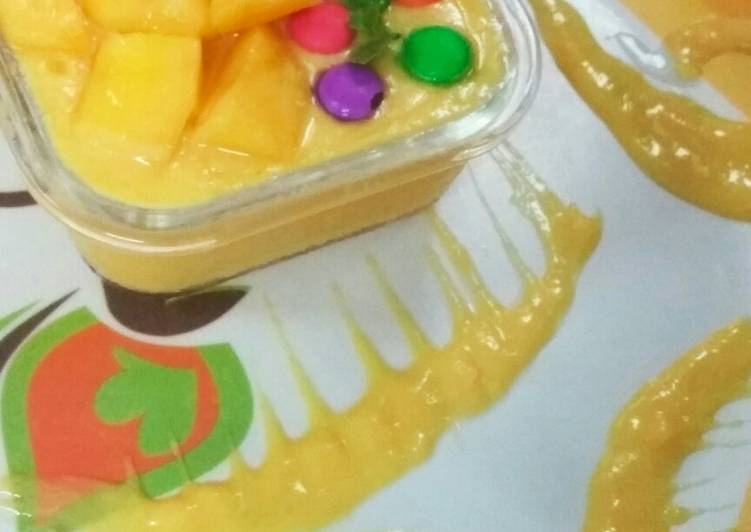 Mango pudding