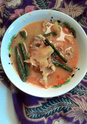 Foto resep Gulai kacang panjang