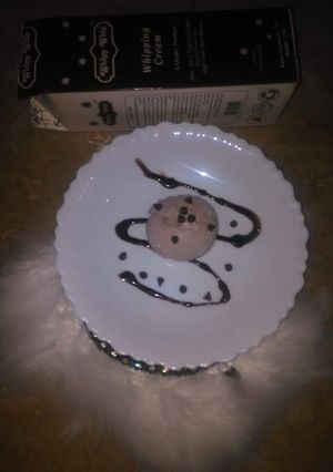A picture of Chocolate icecream.