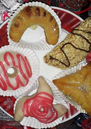 صورة لوصفة 5 اشكال بعجينة واحدة (العجينة 🇩🇿)