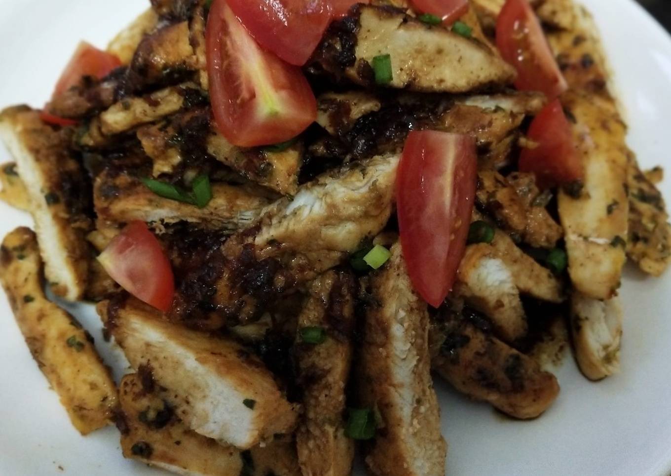 Chicken with lemon and coriander