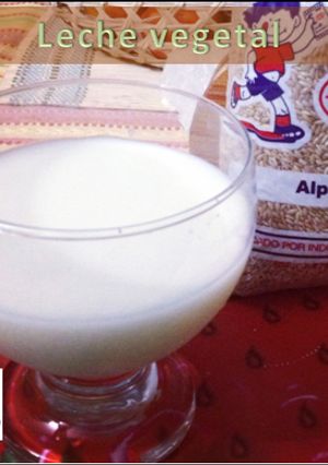 Una foto de Leche vegetal de alpiste