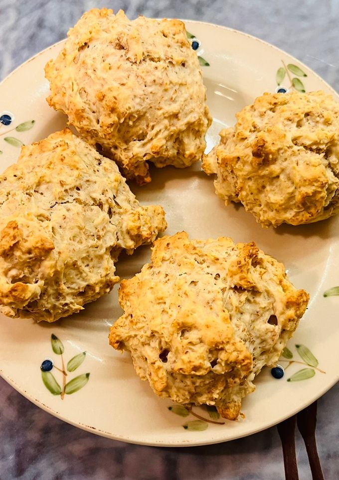 Zabpelyhes scones recept fotója
