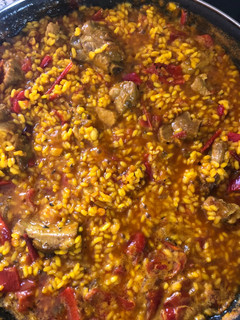 Una foto de Arroz de costillejas y magra murciano