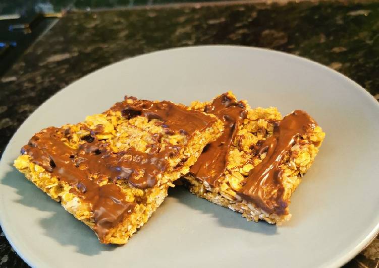 Step-by-Step Guide to Prepare Jamie Oliver Peanut butter &amp; honey granola bar