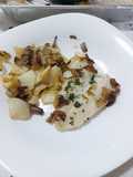 Panga al horno con verduritas