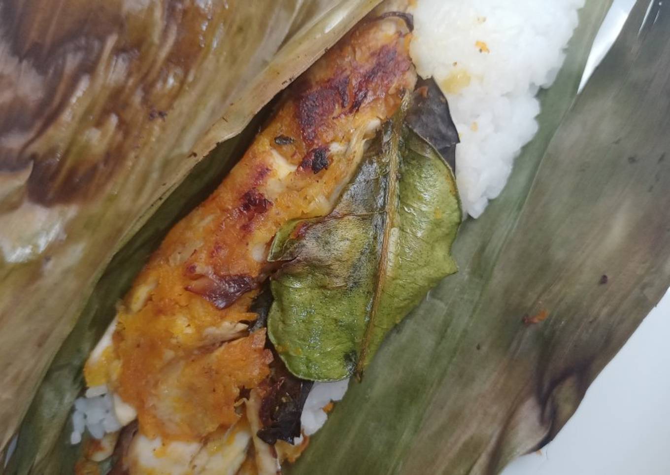 Mpasi Nasi bakar ikan kembung