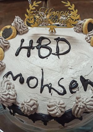 عکسی از دستور کیک تولد همسر جان😍❤️