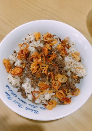 Hình của món Xôi chim (bồ câu).
