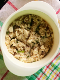 Foto resep Oat daging tofu pokcoy - mpasi 1y+