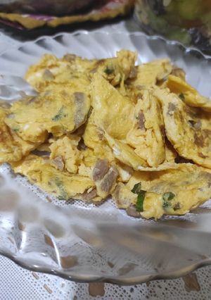 Foto resep Kreasi Telur dadar Lobak kering