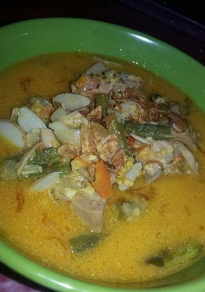 Foto resep Sayur Lodeh Nangka muda + kacang panjang