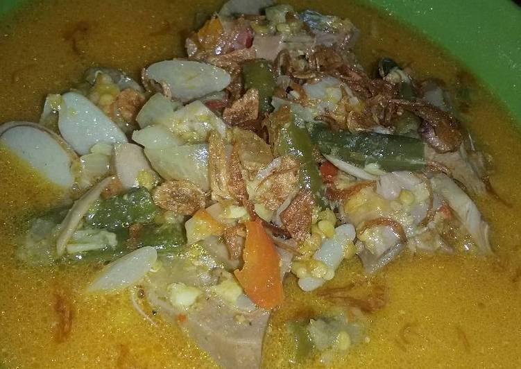 Resep Sayur Lodeh Nangka muda + kacang panjang oleh Novia Erlin P - Cookpad