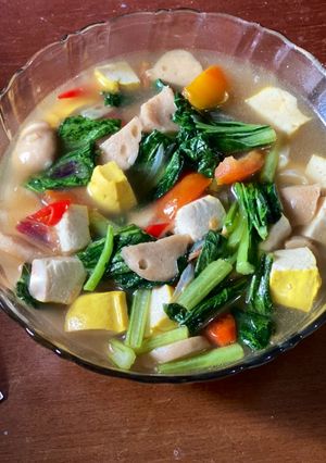 Foto resep Tumis sawi tahu baso