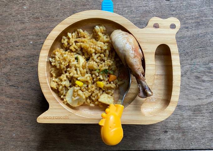 Resep: Nasi Goreng Jawa dan Ayam Ukep Mpasi Yang Enak