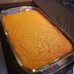 A picture of Macaroni and Cheese.