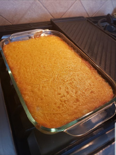 A picture of Macaroni and Cheese.