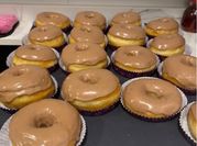 Una foto de donut harina de trigo