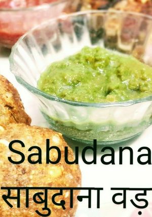 A picture of Sabudana Vada.