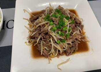 Easiest Way to Recipe Appetizing StirFried Beef  Bean sprout