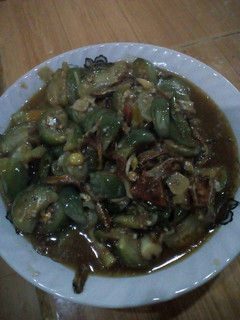 Foto resep Oseng teri terong bulat