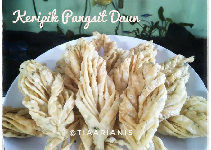 #35 Keripik Pangsit Daun || tanpa telur